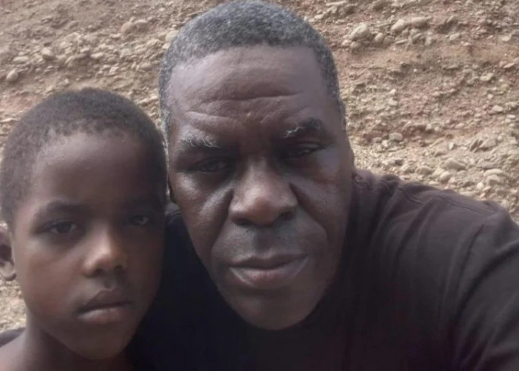 Nino secuestrado junto a sus padre