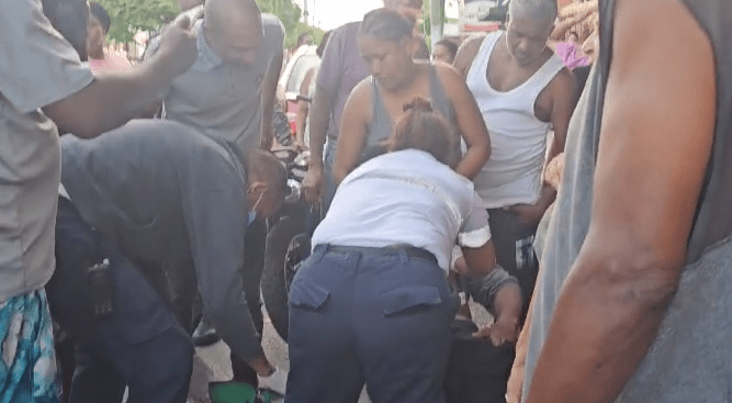 Apunalan hombre km 7 de la sanchez