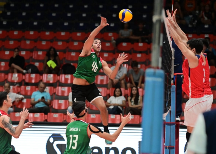 Accion del partido entre Mexico y Chile