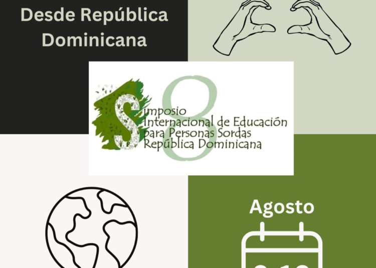 Afiche 8vo simposio de educacion para personas sordas