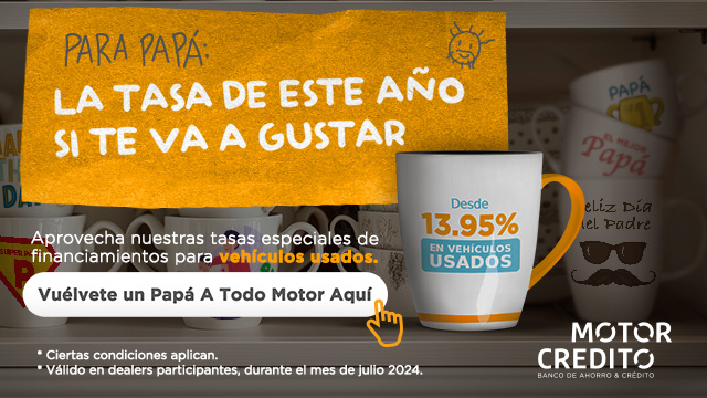 Motor credito presenta papa a todo motor en modalidad digital julio 2024