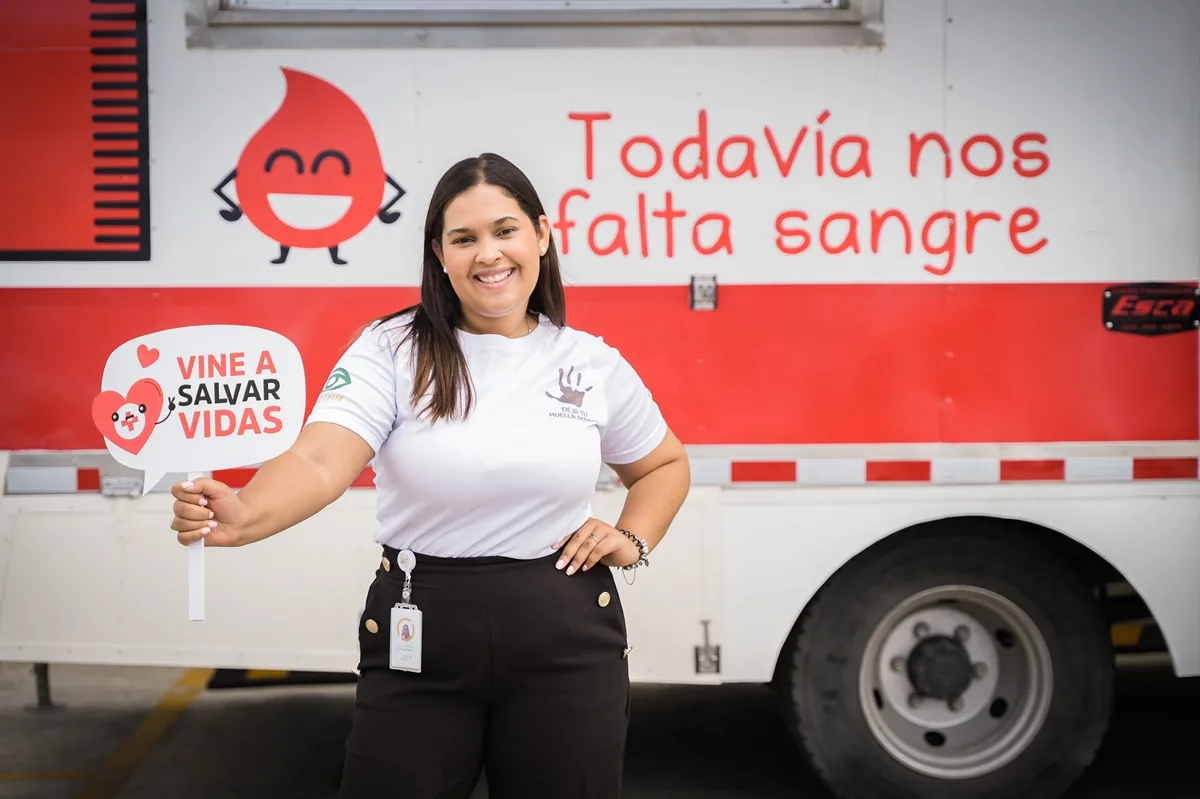 Colaboradora voluntaria de jornada de donacion de sangre agosto 2024 2