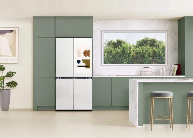 Samsung digital appliances ces 2025 new refrigerator with ai hybrid cooling technology dl1