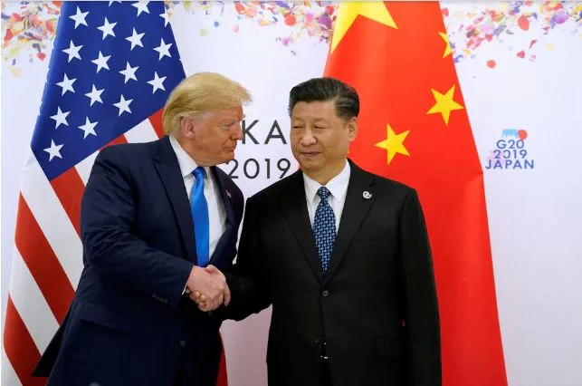 Trump y presidente de China 1