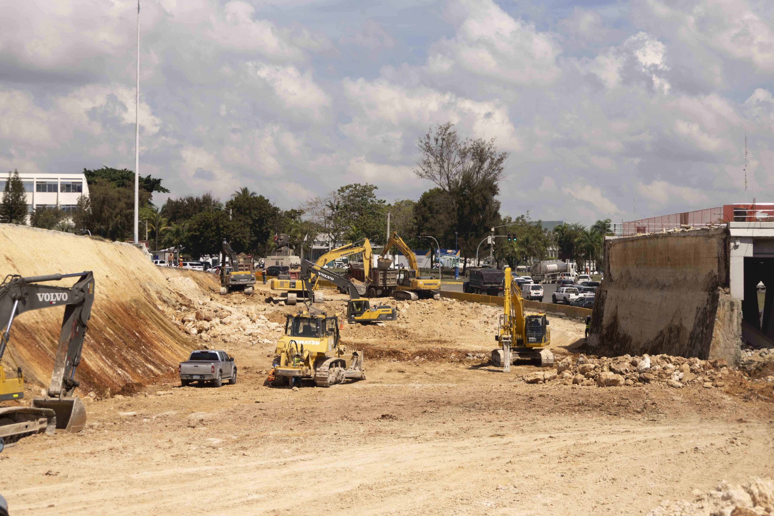 A toda velocidad avanza la construcción del túnel en la Plaza de la Bandera 1 Infografia