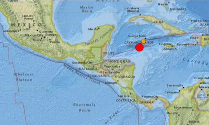 Terremoto de magnitud 7.6 sacude el Caribe al suroeste de las islas Caimán