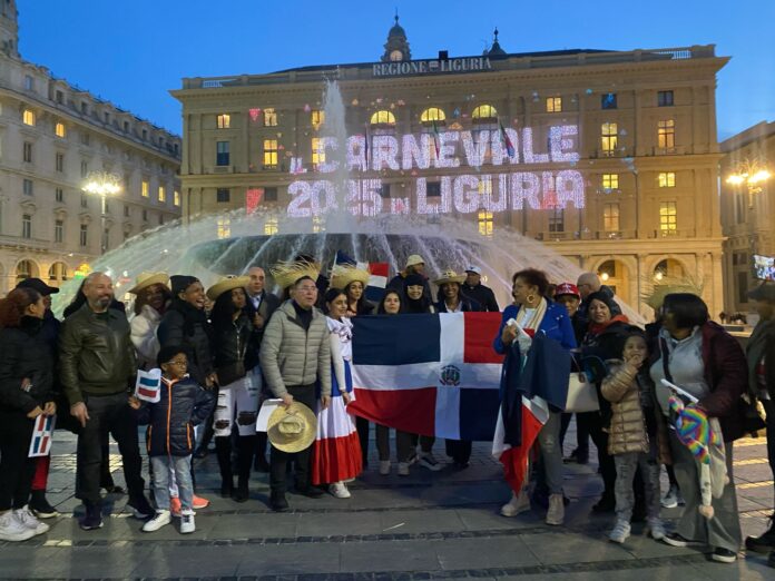 Dominicanos en Génova conmemoran el 181 aniversario de la Independencia Nacional