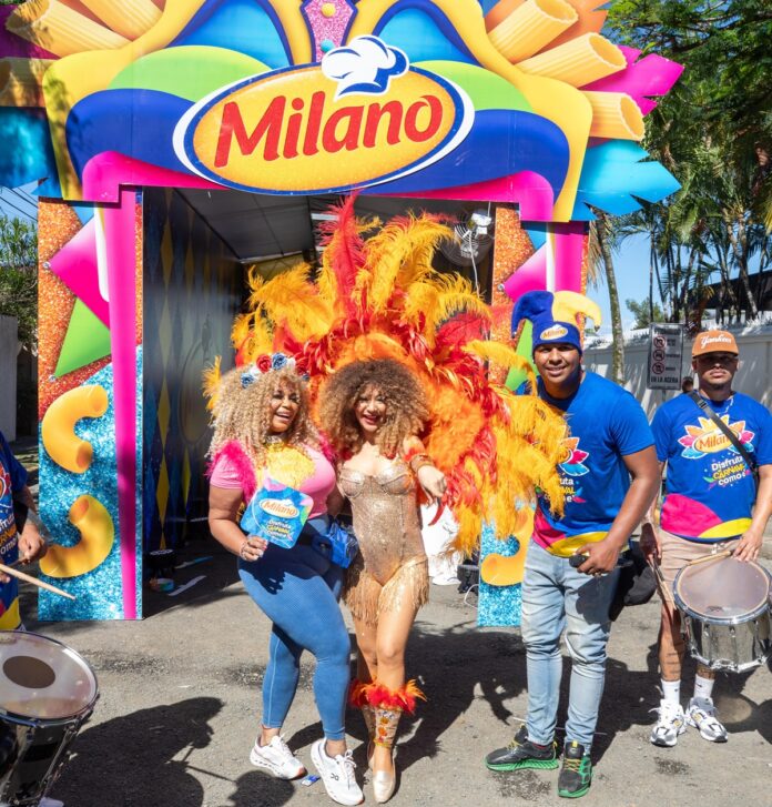 Pastas Milano se une a la celebración del Carnaval Dominicano 2025