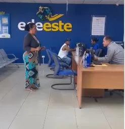 Usuaria molesta en EDEESTE