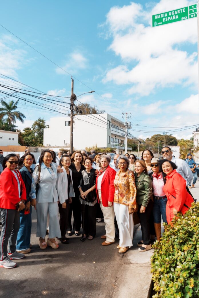 ADN nombra calles en La Castellana en honor a Margarita Tavares, María Ugarte y Zoraida Heredia