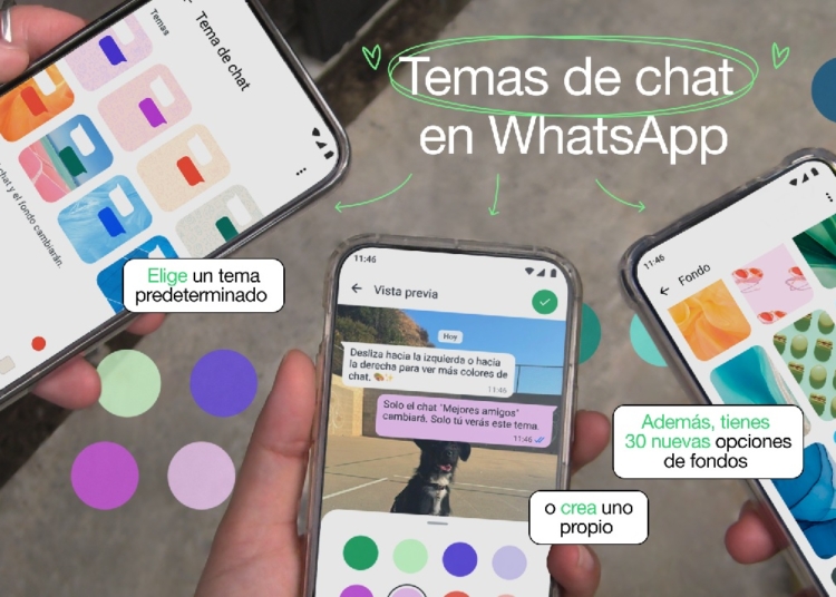 Whatsapp nuevos temas colores