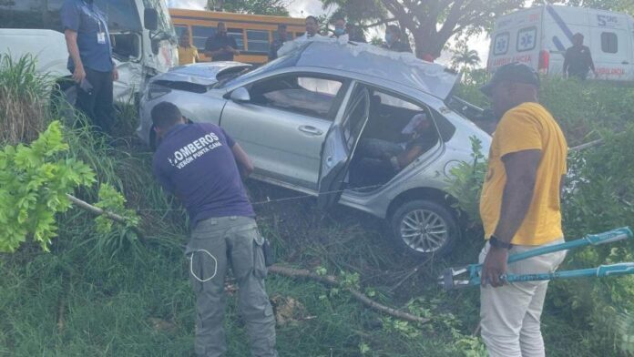 Cuatro personas fallecidas durante accidente de tránsito en la provincia La Altagracia