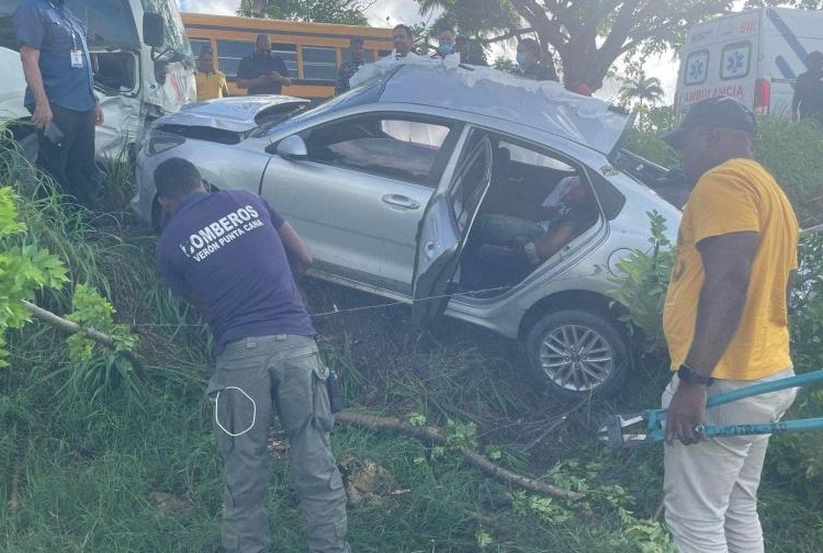 se registra accidente de transito en veron punta cana focus 0 0 896 504