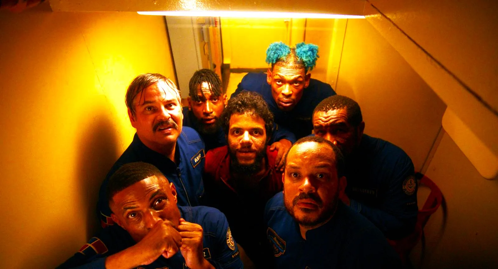 Parte del elenco de Los Rechazados