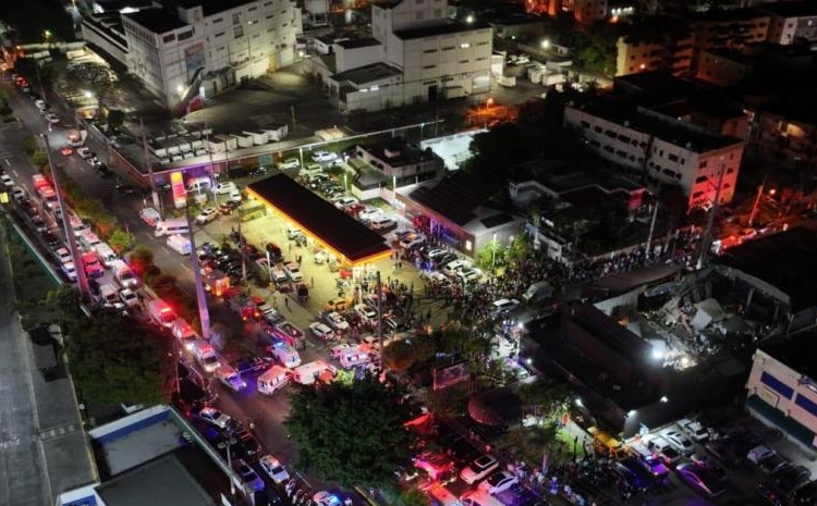 Vista aérea de la zona del Portal donde está la discoteca Jet Set 911