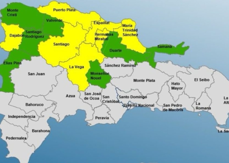 Coe aumenta a 14 las provincias en alerta por incidencia de vaguada