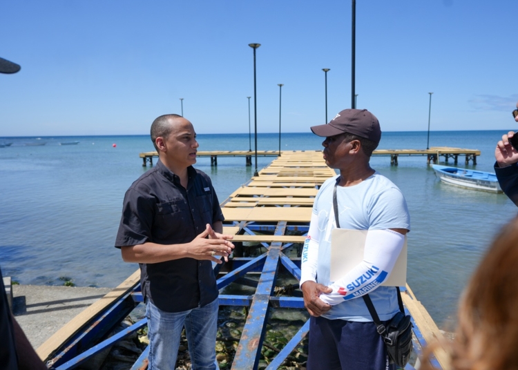 Apordom inicia trabajos de mantenimiento del muelle turístico y pesquero de palenque