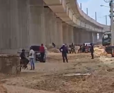 Uno de los comerciantes, propietario de un negocio de repuestos automotrices,