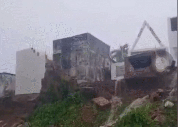 Lluvias provocan inundaciones y colapso de pered en cementerio de el seibo