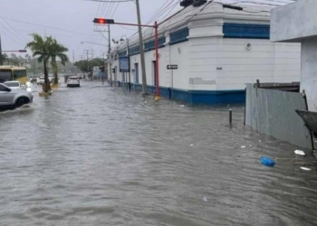 Lluvias provocan inundaciones en puerto plata