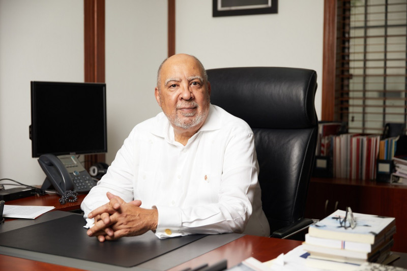 Retrato del doctor Julio Sánchez Maríñez, exrector del INTEC.