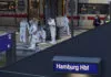 Estación central de tren de Hamburgo tras apuñalamiento, con presencia policial