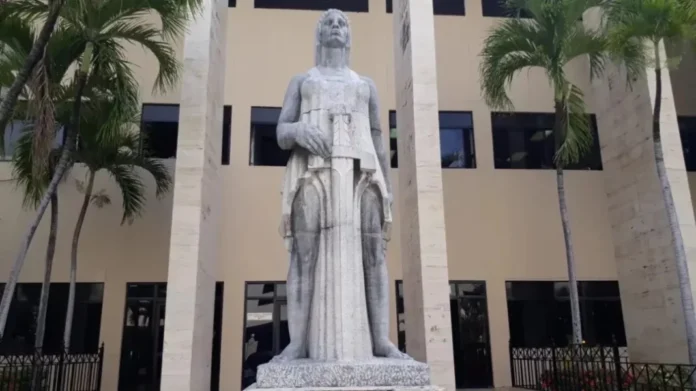 Edificio antiguo de la Suprema Corte de Justicia o Palacio de Justicia en Santo Domingo
