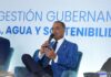 Ministro Joel Santos hablando sobre seguridad energética y plan Meta 2036