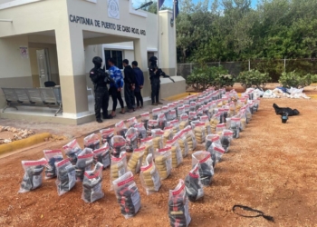 La operación fue ejecutada por la dirección nacional de control de drogas (dncd), en coordinación con la armada de república dominicana (ard)