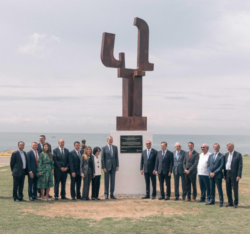 La instalación de esta obra marca a Santo Domingo como “Capital Mundial del Derecho”