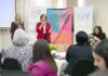 Representantes de Salud Pública, SNS, Conani y UNFPA durante una reunión sobre prevención de embarazo adolescente.