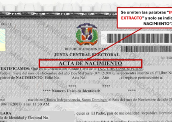 Jce implementa nuevo formato único y tarifa unificada para actas del estado civil desde el 1 de julio