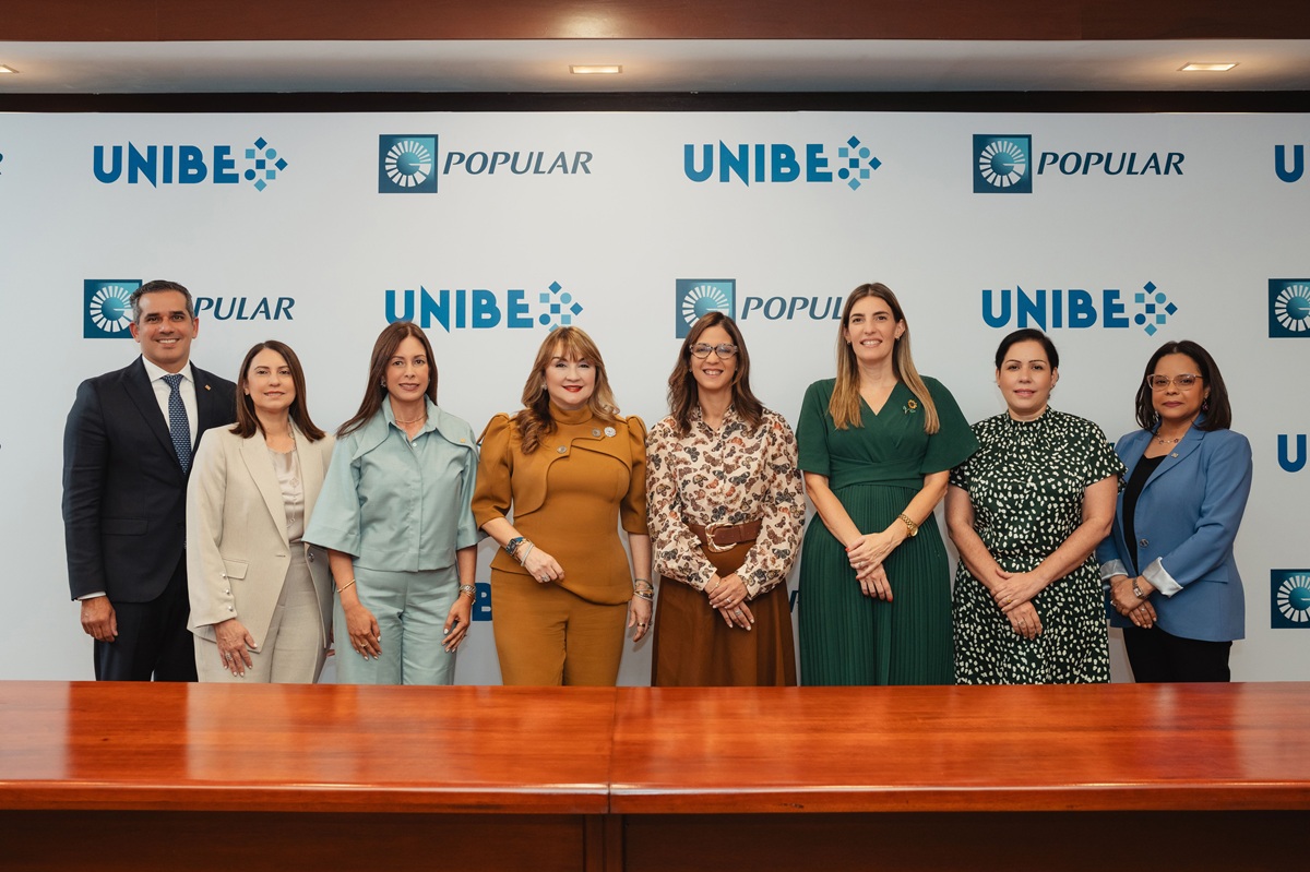Banco Popular y UNIBE unen fuerzas para impulsar talento joven con pasantías 1 De izquierda a derecha, los señores Joel García, María Badía, María Povedano, Antonia Antón de Hernández, Odile Camilo Vicent, Loraine Amell Bogaert, Marien de Moya y Heidy Carol Reyes.