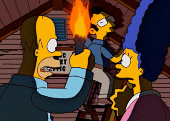 El episodio de los simpson 'artie ziff viene a cenar' se inspira en el caso real del 'hombre araña de denver' (foto: 20th century fox)