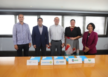 Jorge de los Santos, Juan Roberto Amell, Iván Mejía Alberti, Alicia Puello y Lorna Aquino Volquez