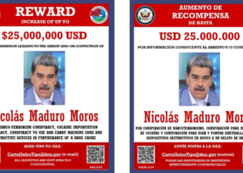 Ee. Uu. Ofrece $25 millones por la captura de nicolás maduro