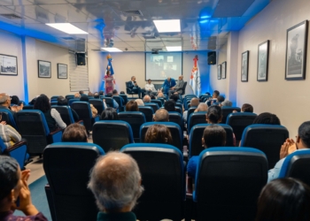 El acto de lanzamiento de los archivos digitalizados tuvo lugar en el salón de conferencias del Archivo General de la Nación (AGN).