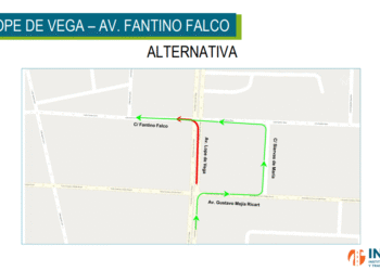 Restricciones de giros a la izquierda y retornos en u en el gran santo domingo