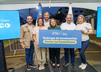 Alcaldía dn entrega 204 luces led a la castellana para mayor seguridad