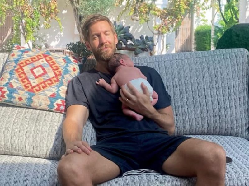 Calvin harris anuncia el nacimiento de su primer hijo