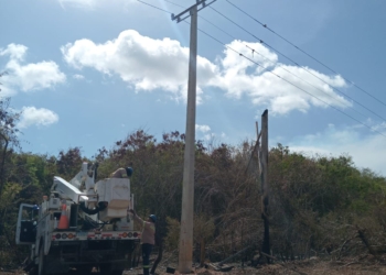 Edesur restablece el servicio eléctrico en barahona tras incendio