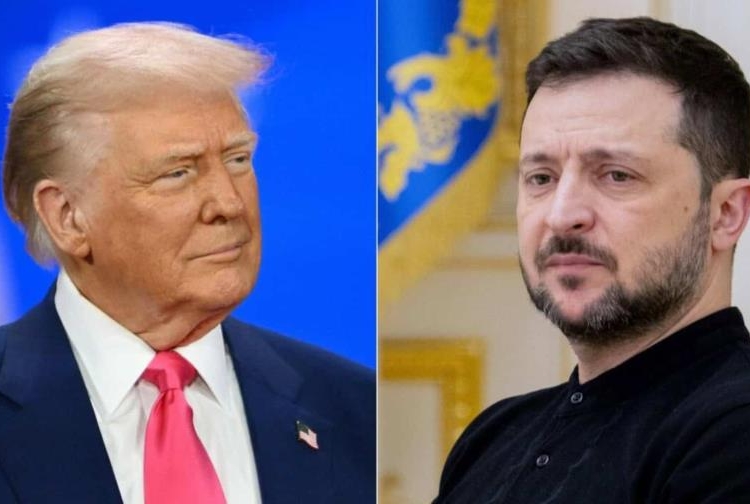 Una imagen combinada del presidente de Estados Unidos, Donald Trump, y su homólogo Volodímir Zelenski.