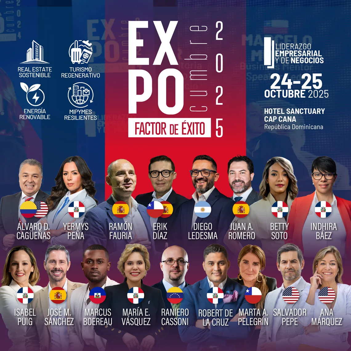 Punta cana será sede de la segunda edición de la expocumbre factor de éxito 2025