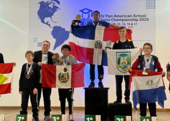 Inefi celebra la hazaña de ángel lara, doble campeón panamericano de ajedrez escolar en brasil