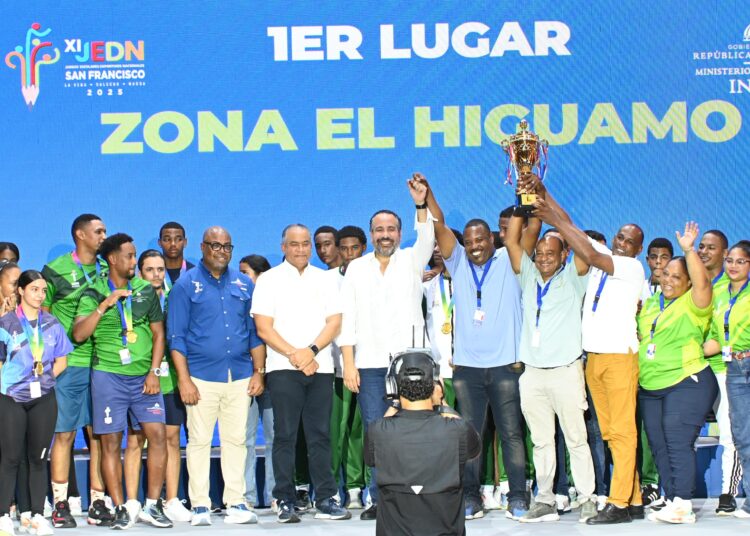 Zona el higuamo gana juegos escolares sfm; inefi anuncia higüey será la sede 2027