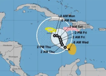 Tormenta tropical melissa avanza lentamente y podría convertirse en huracán el jueves