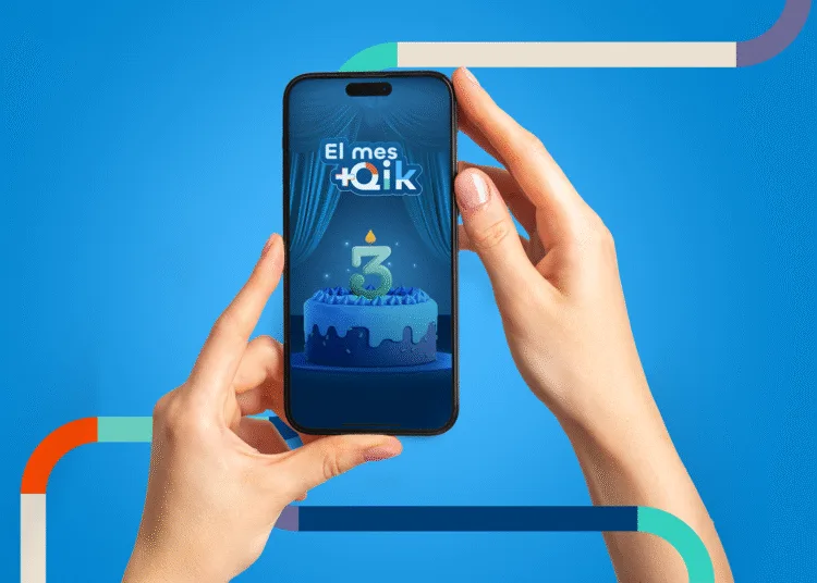 Qik banco digital celebra su tercer aniversario con un mes de promociones