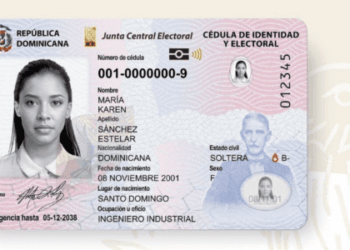 Así será la nueva cédula de identidad presentada este jueves por la junta central electoral