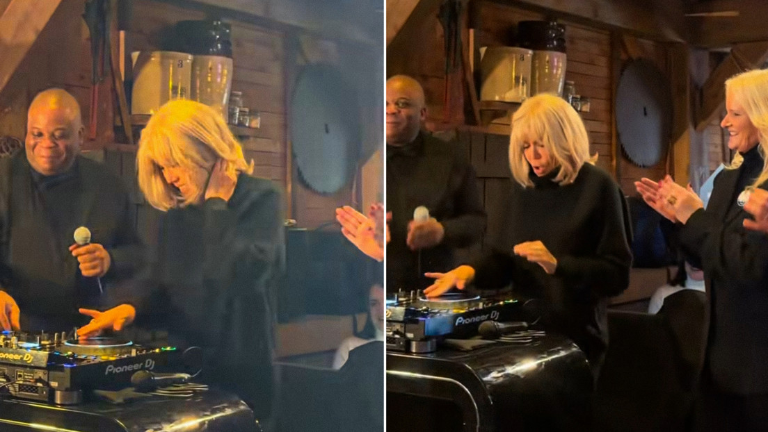 Brigitte macron improvisa como dj en disneyland parís