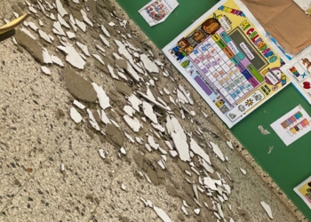 Desplome de techo en escuela de hato nuevo pone en alerta